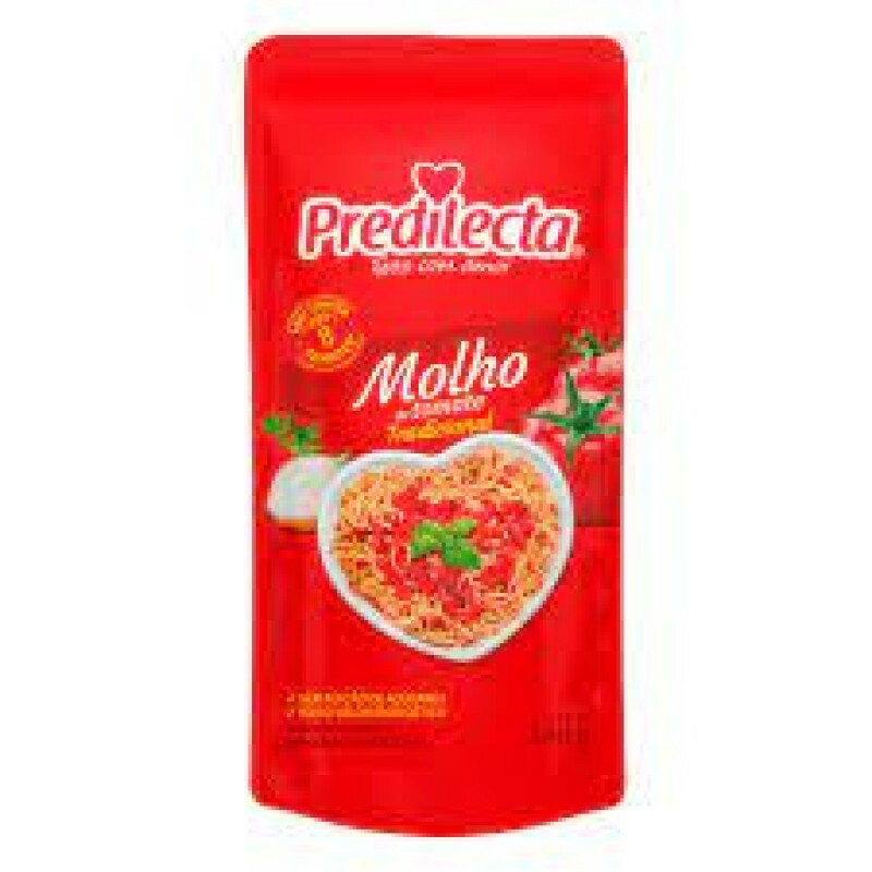 Molho de Tomate Tradicional Predilecta - Sache 300g